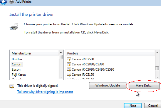 佳能MF4710 MF4712 MF4752 MF4010B MF112 MF113w打印机驱动安装